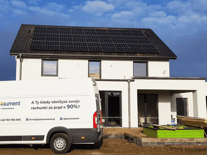 Instalacja fotowoltaiczna 9,855 kWp - Modrzewie